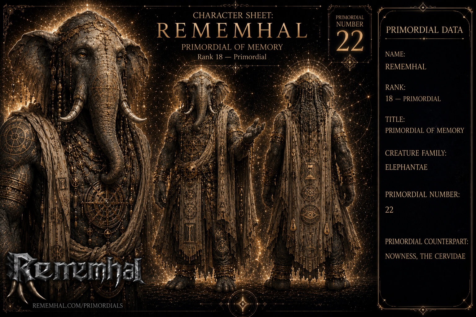 Rememhal, Primordial of Memory