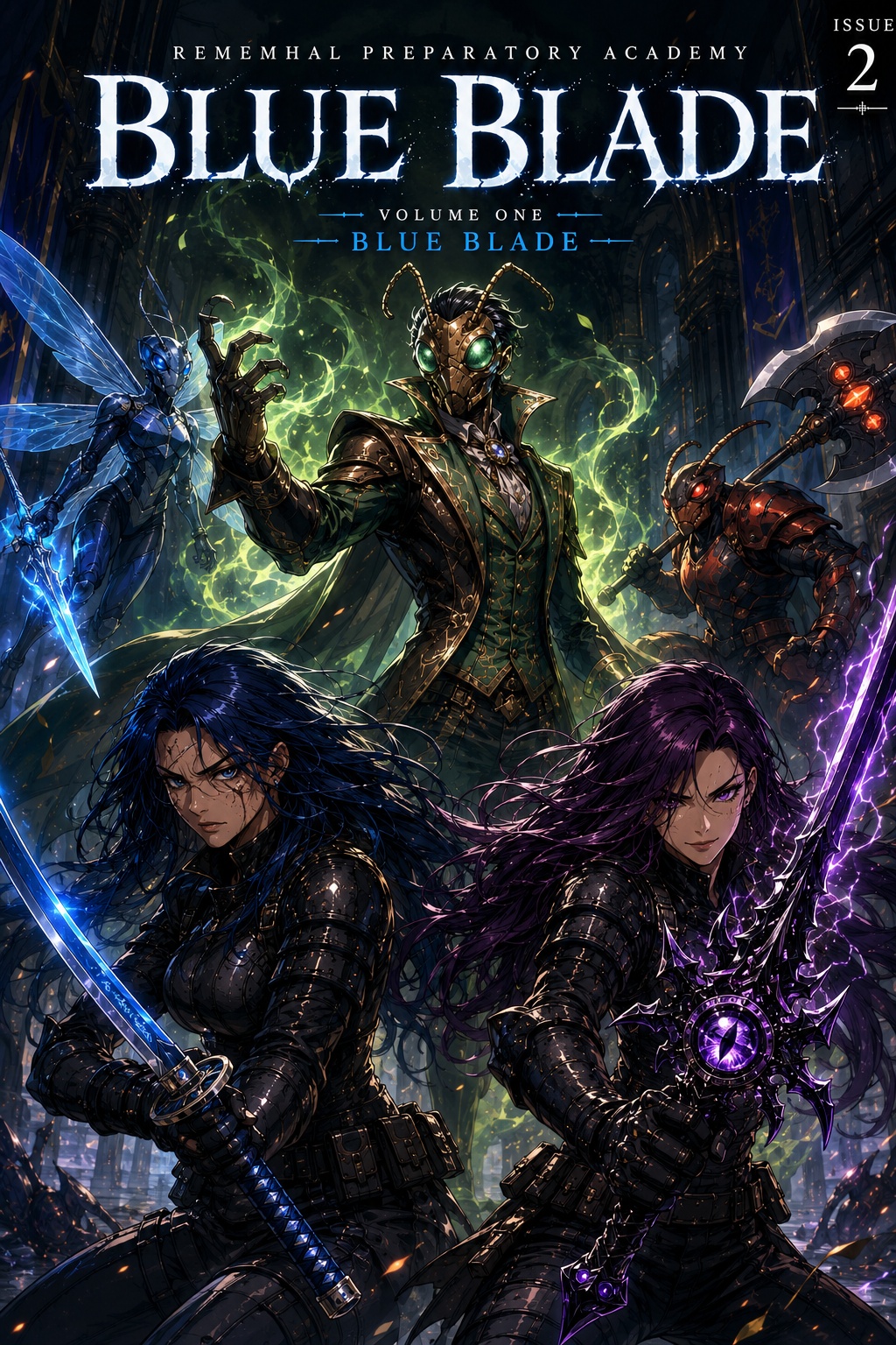 Blue Blade Cosmic Issue 2 Cover